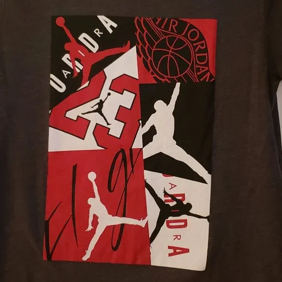 EUC boys Nike Jordan basketball t-shirt medium - Picture 8 of 8